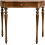 Стол-консоль П 613.09 Палисандр с золочением вид спереди