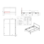 Кровать Рона чертеж