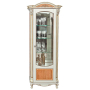 Шкаф с витриной Альба 8 П 485 08 Слоновая кость с золочением