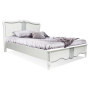 Кровать Лаура ММ-267-02-16-Б Альба с серебрением