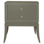 Тумба прикроватная Орта ММ-350-03 Оливия + белая патина вид спереди