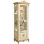 Шкаф-витрина Алези Люкс П1.349.0.08 Слоновая кость с золочением