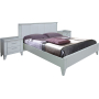 Кровать 2-16 Амадей П6.635.1.05 Слоновая кость с серебрением