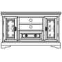 Тумба под ТВ "Сальвина" эскиз 11 
