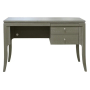 Стол письменный Орта ММ-350-06 Олива + белая патина вид спереди