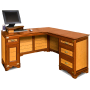 Стол письменный угловой "Марина" эскиз 137
