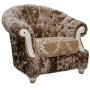 Кресло Кредо 31022+31290 Гр.24 Слоновая кость с золочением