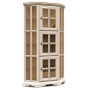 Угловой шкаф с витриной 003 53