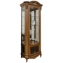 Шкаф с витриной Альба 8 1 П 485 08 Палисандр с золочением