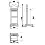 Вешалка напольная 003 75 схема