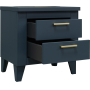 Тумба прикроватная Амадей П6.635.1.04 Королевский синий внутреннее устройство