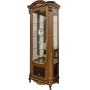 Шкаф с витриной Альба 8 1 П 485 08-01 Палисандр с золочением