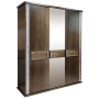 Шкаф для одежды Тунис П 344.01 Венге с себрением