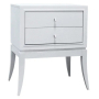 Тумба прикроватная Орта ММ-350-03 Айвори + белая патина