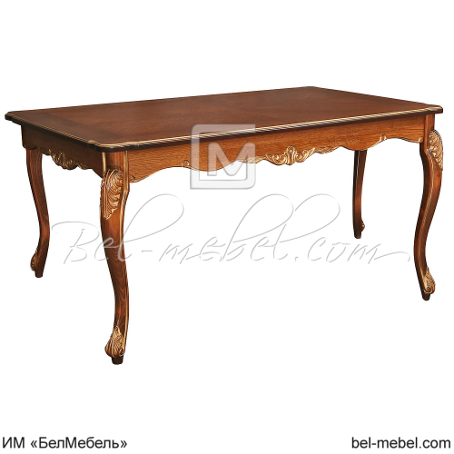 Стол Альба 1  П 498_01 Палисандр с золочением