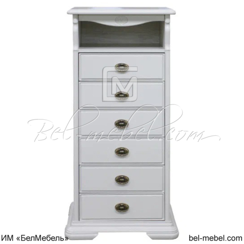 Тумба Лика ММ-137-09 Белая эмаль вид спереди