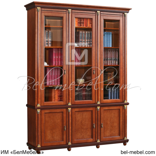 Шкаф для книг 3Д "Валенсия Классик" П3.0589.2.06
