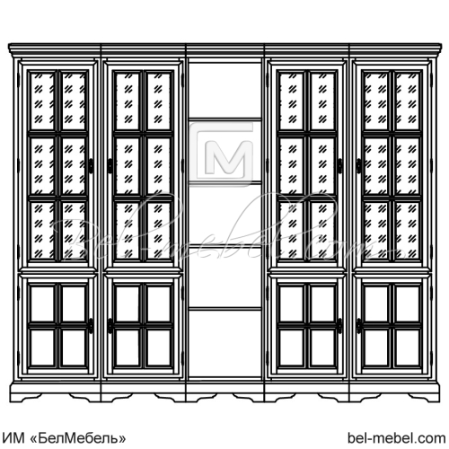 Шкаф для книг 003 38