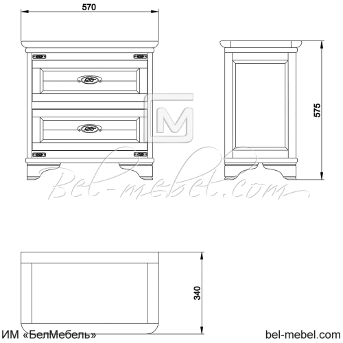 Тумба "Марина" СКМ-001-33