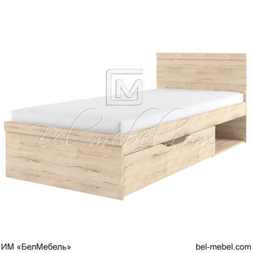 Кровать Оскар 90 дуб Санремо