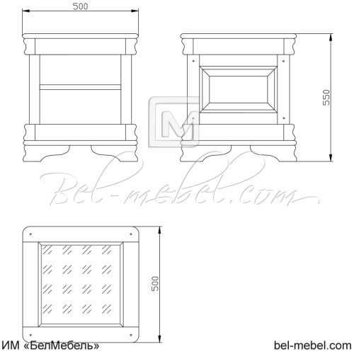 Стол журнальный "Маэстро" СКМ-002-36-01