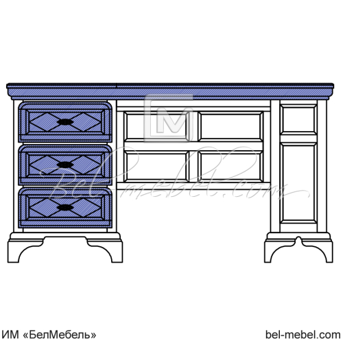 Стол письменный эскиз 98