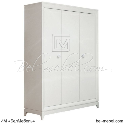 Шкаф для одежды "Сабрина" 3-х дв. без зеркала ММ-302-01/03Б