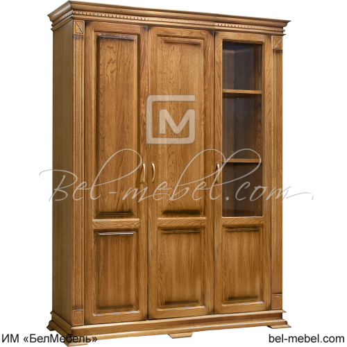 Шкаф 3Д Верди Классик П1.0487.0.44 Рустикаль с патиной