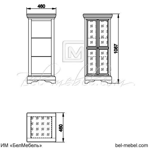 Витрина "Сальвина" СКМ-003-44