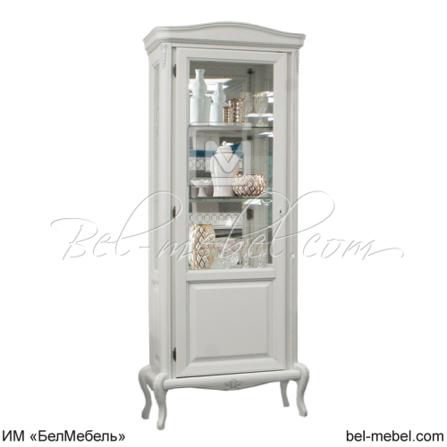 Шкаф с витриной "Мокко" ММ-306-01