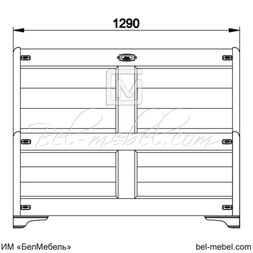 Кровать "Марина" 120 СКМ-001-11