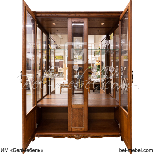 Шкаф-витрина 3д "Алези" П1.350.0.05