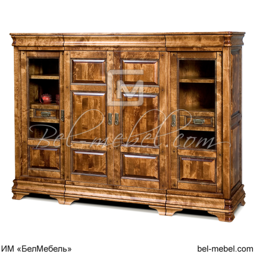 Шкаф с витриной "Маэстро" СКМ-002-06