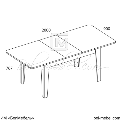 Стол раздвижной B OLIVIA