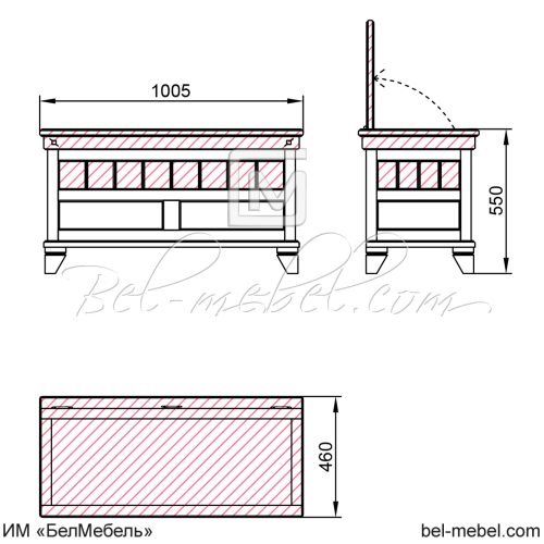 Сундук "Винтаж" СКМ-006-41