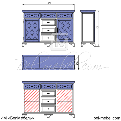 Тумба "Софи" эскиз 7