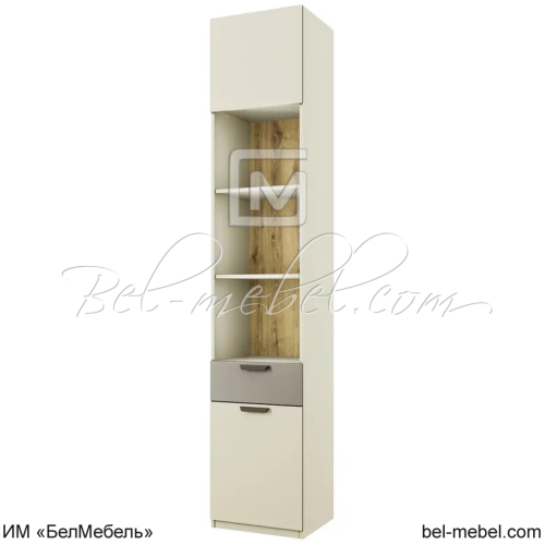 MODERN, Шкаф открытый 2D1S_45 Персидский жемчуг_Ирдландский ликер