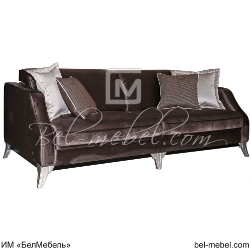 Диван раскладной Уно 819+1009+616 Гр.20 Платина+венге