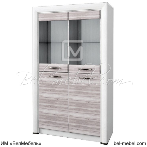 Шкаф-витрина OLIVIA 2V2D