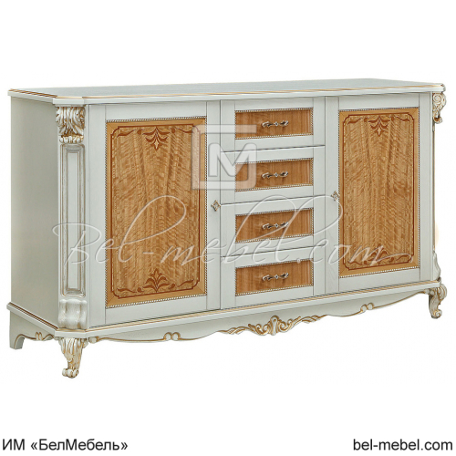 Тумба Альба 141с П 485 141с Слоновая кость с золочением