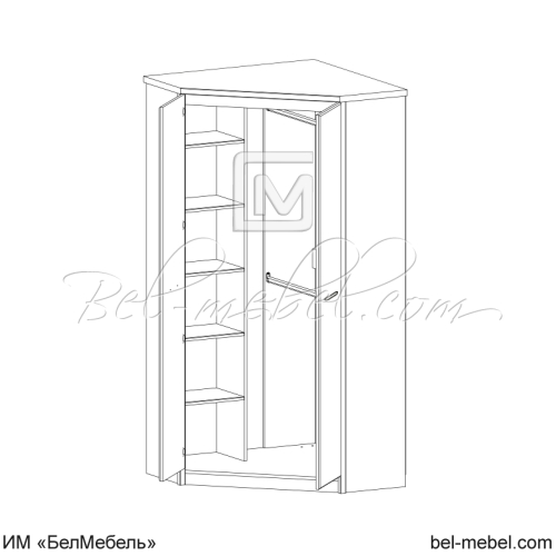 Шкаф угловой JAZZ 2D