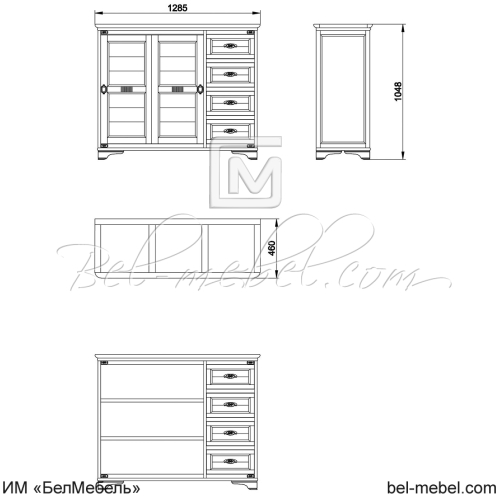 Тумба "Марина" эскиз 18