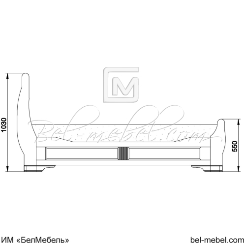 Кровать "Марина" 120 СКМ-001-11