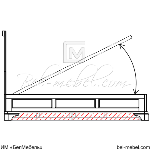 Кровать "Софи" СКМ-004-22П/1600