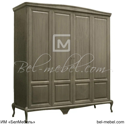 Шкаф для одежды "Монако" 4-х дв. без зеркала ММ-371-01/04Б