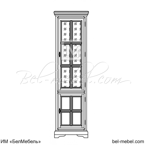 Шкаф для книг эскиз 50