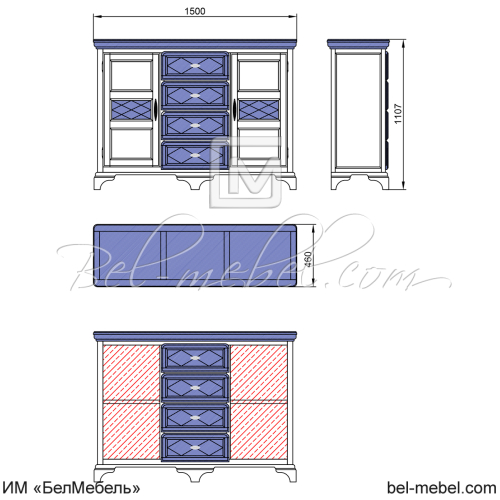 Тумба "Софи" СКМ-004-12