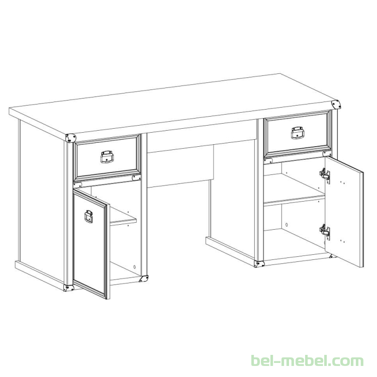 Стол письменный MAGELLAN 2D3S