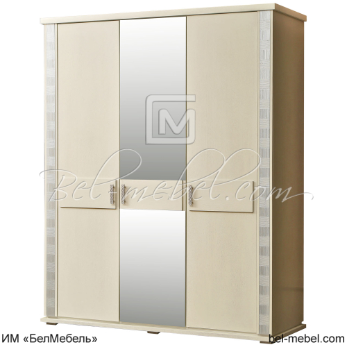 Шкаф для одежды "Тунис" 3-х дв. с зеркалом П 344.01