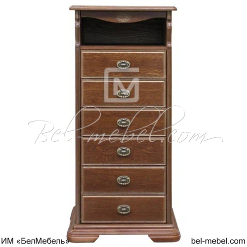 Тумба Лика ММ-137-09 Медовый с золочением вид спереди